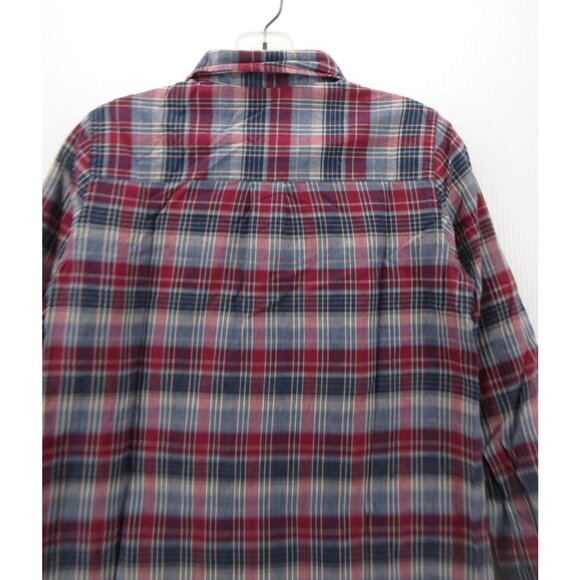 Journal Standard Shirt XS Red Japanese Button Up Shirt Plaid Colorful * - Picture 9 of 12
